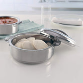 Borosil Servefresh Stainless Steel Idli Server | Silver | 1 Pc