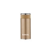 Borosil Stainless Steel Hydra Travelsmart Vacuum Insulated Flask Water Bottle | Rose Gold | 1 Pc