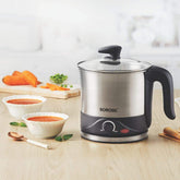Borosil Stainless Steel Omni 1.5 Litre 600 Watts Electric Kettle | Silver