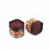 Cello Modustack Square Plastic Canister | Set of 2 Pcs