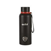Cello Duro Kent Tuff Steel Water Bottle with Durable DTP Coating | 1 Pc