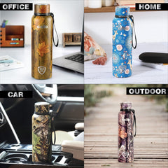 Cello Deezee Kent 900 ML Tuff Steel Water Bottle with Durable DTP Coating | 1 Pc