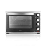 Black+Decker 48 Litre Oven Toaster Grill OTG with Rotisserie Convection for Grilling & Baking | Full Stainless Steel Housing | Silver & Black