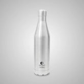 Clay Craft Vacbott Carbon 1000 ML Single Walled Water Bottle | Silver | 1 Pc