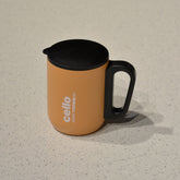 Cello Duro Coffee Style Double Wall Insulated Mug with Lid | 1 Pc