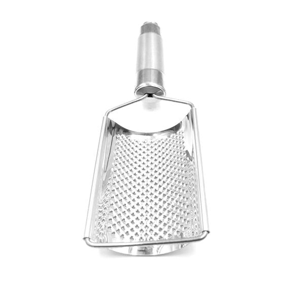 Classy Touch Stainless Steel Grater | Thick Round Handle for better Grip