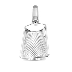 Classy Touch Stainless Steel Grater | Thick Round Handle for better Grip