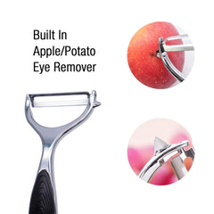 Classy Touch Stainless Steel Potato Peeler - 225A | Silver