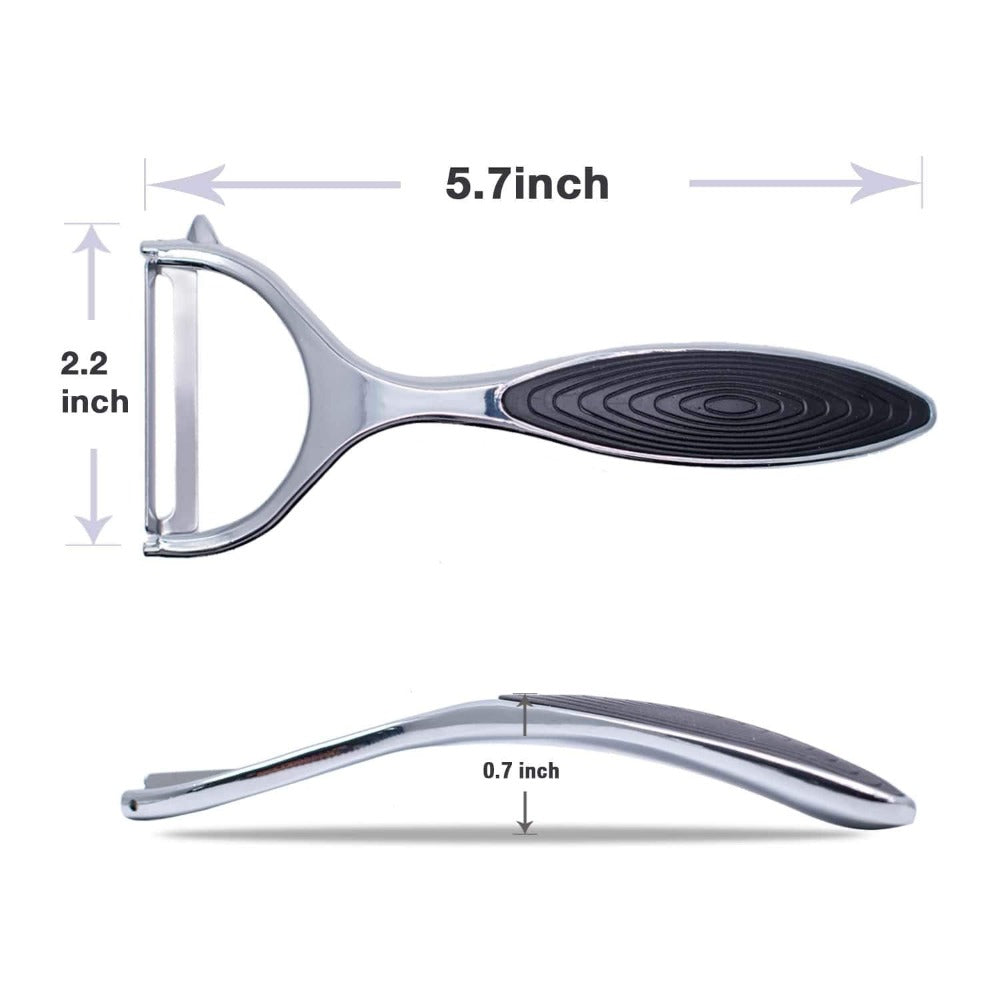 Classy Touch Stainless Steel Potato Peeler - 225A | Silver