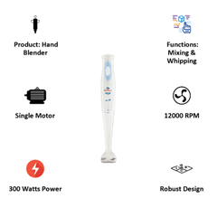 Bajaj HB10 300-Watt Hand Blender
