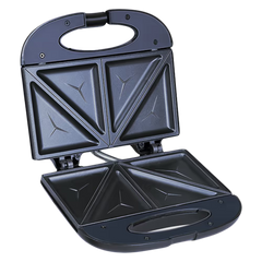 Bajaj SWX 3 Deluxe 800 Watt Sandwich Toaster | 2-Slice | Black