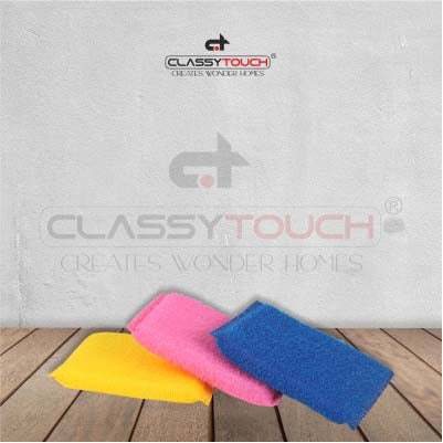 Cleaning Scrubber Sponges for Kitchen, Dishes, Bathroom, Car Wash – ( Pack of 3)