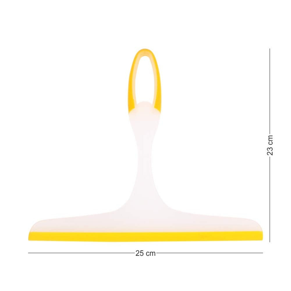 Classy Touch Plastic Glass Cleaning Handy Wiper - CT0113 | White & Yellow