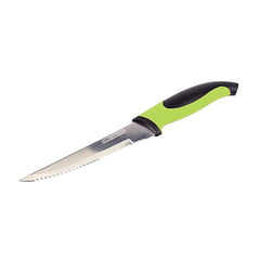 Classy Touch Stainless Steel Steak Knife with Plastic Finished Handle | Black & Green