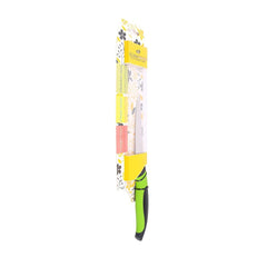 Classy Touch Stainless Steel Steak Knife with Plastic Finished Handle | Black & Green