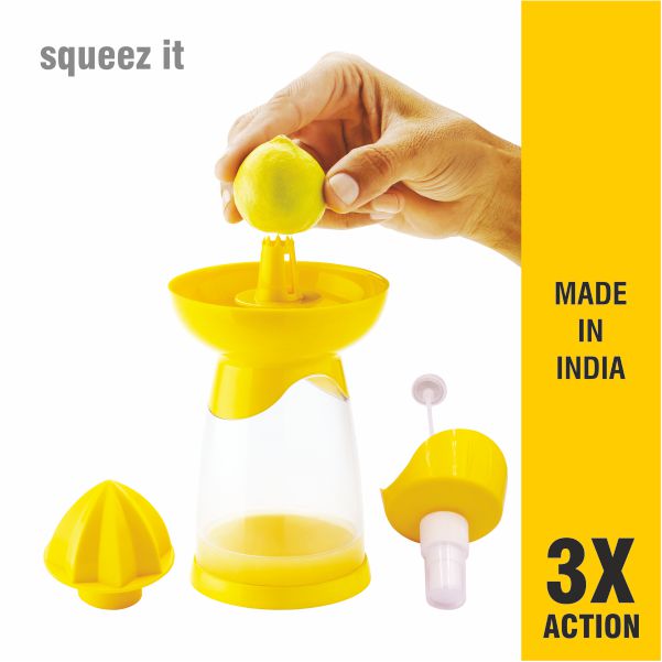 Classy Touch 3 in 1 Juicer Cum Sprayer Squeezer | Yellow