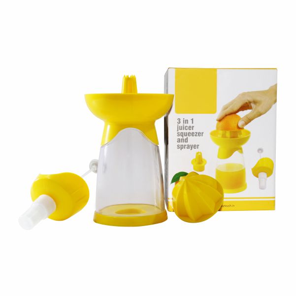 Classy Touch 3 in 1 Juicer Cum Sprayer Squeezer | Yellow