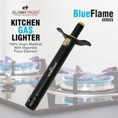 Classy Touch Black Beauty Gas Lighter - CT1169 | Kitchen Stove Lighter | Black | 1 Pc