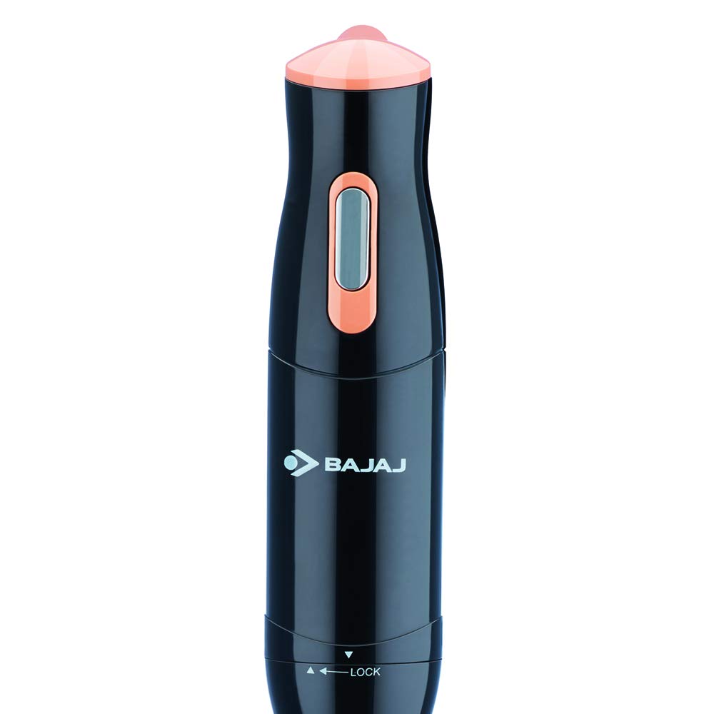 Bajaj HB 21 300 Watts Hand Blender | Silent DC Motor | Black