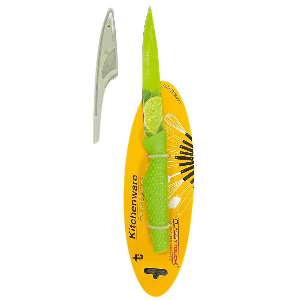 Classy Touch Kitchen Knife | Green | 1 Pc
