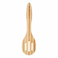 Classy Touch High Quality Premium Bamboo Standard Slotted Spatula