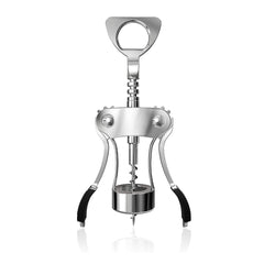 Classy Touch Wing Style Wine/Champagne Bottle Corkscrew Opener with Built In Bottle Opener | 1 Pc
