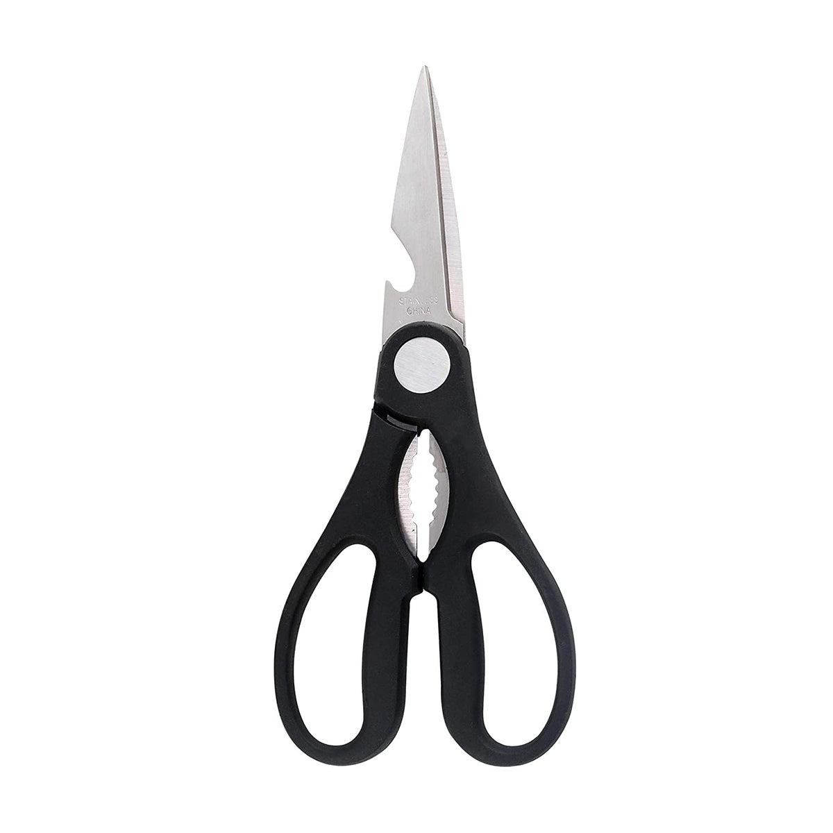Classy Touch 3 in 1 Multi Purpose Kitchen Scissors | Black