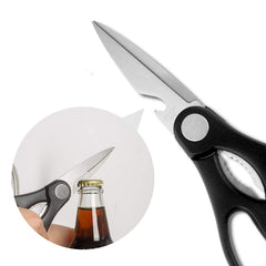 Classy Touch 3 in 1 Multi Purpose Kitchen Scissors | Black