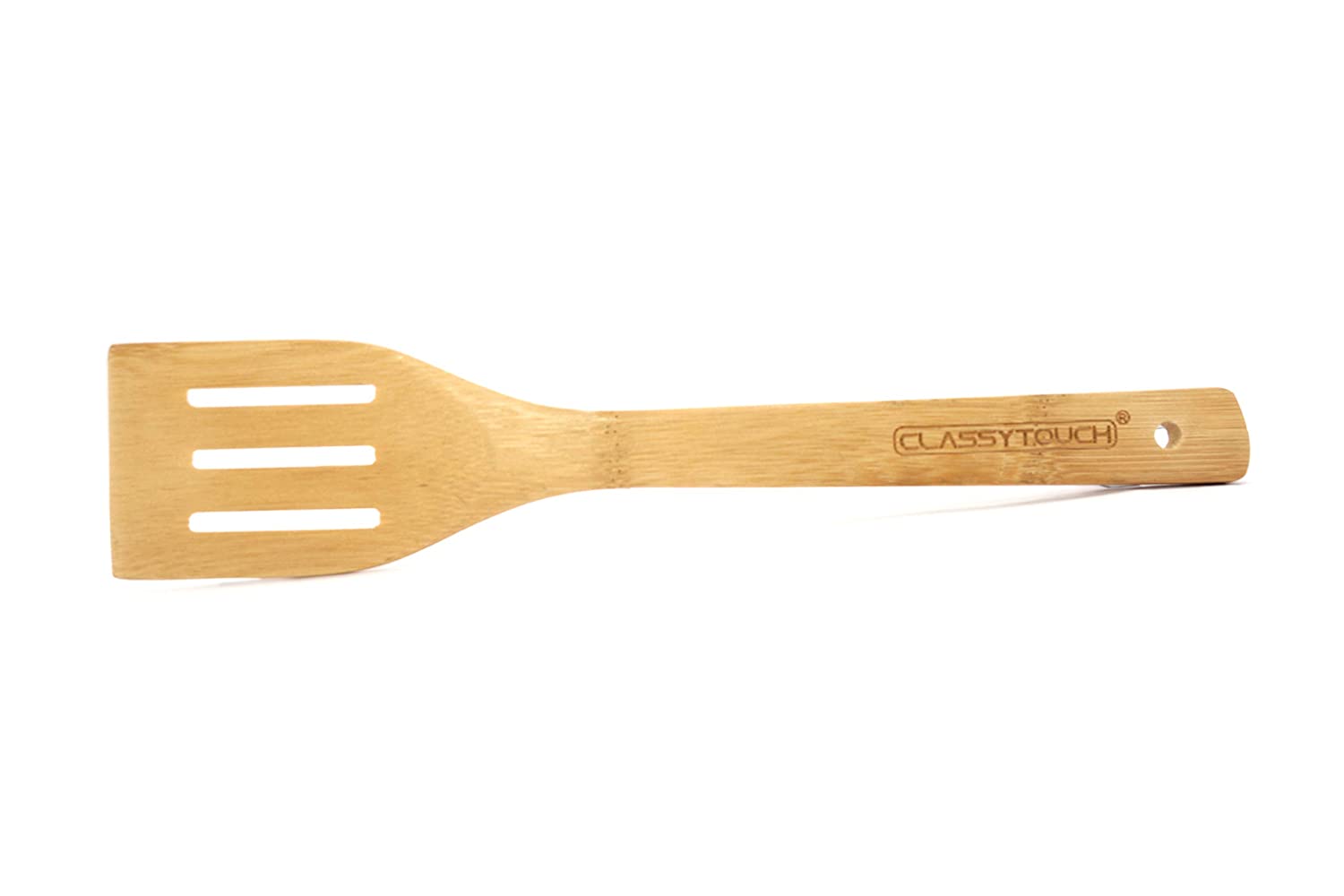 Classy Touch Premium Bamboo Standard Slotted Turner