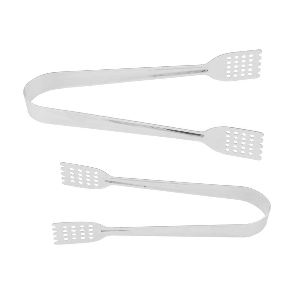 Classy Touch Stainless Steel Kitchen Tong | Silver | Set of 2 Pcs