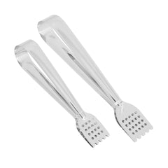 Classy Touch Stainless Steel Kitchen Tong | Silver | Set of 2 Pcs