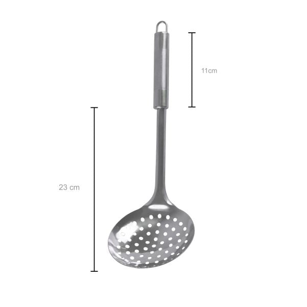 Classy Touch Stainless Steel Skimmer | Silver