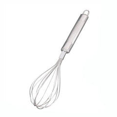 Classy Touch Stainless Steel Whisk Egg Frother | Milk Beater | Silver