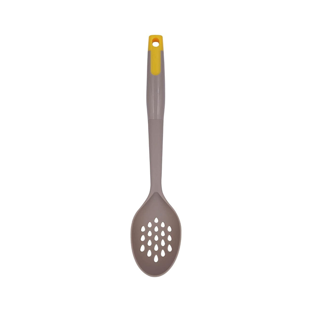 Classy Touch Nylon Slotted Serving Spoon - CT502 | Grey & Yellow