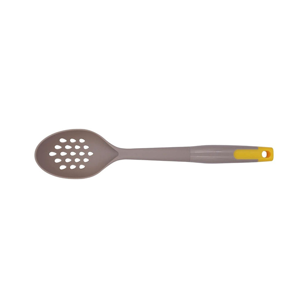 Classy Touch Nylon Slotted Serving Spoon - CT502 | Grey & Yellow