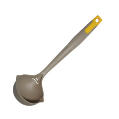 Classy Touch Nylon Soup Ladle - CT503 | Grey & Yellow