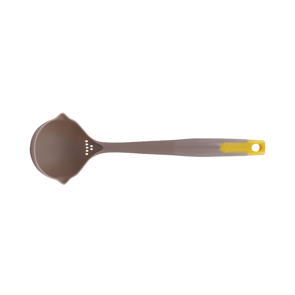 Classy Touch Nylon Soup Ladle - CT503 | Grey & Yellow