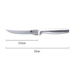 Bergner Argent Stainless Steel Tomato Knife with Matt Finish | Silver | 1 Pc