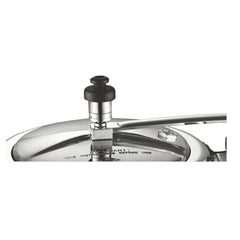 Bajaj PCX 45 Stainless Steel Inner Lid Pressure Cooker | Induction Bottom | 5 Litres | Silver