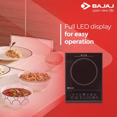 Bajaj Majesty ICX Neo 1600 Watt Induction Cooktop | Black