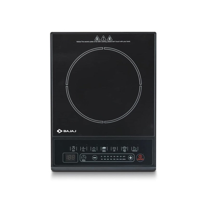 Bajaj Majesty ICX Neo 1600 Watt Induction Cooktop | Black