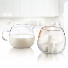 Borosil Piccoletta Tea Set | Transparent | Set of 9 Pcs