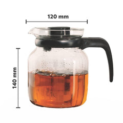 Borosil Piccoletta Tea Set | Transparent | Set of 9 Pcs