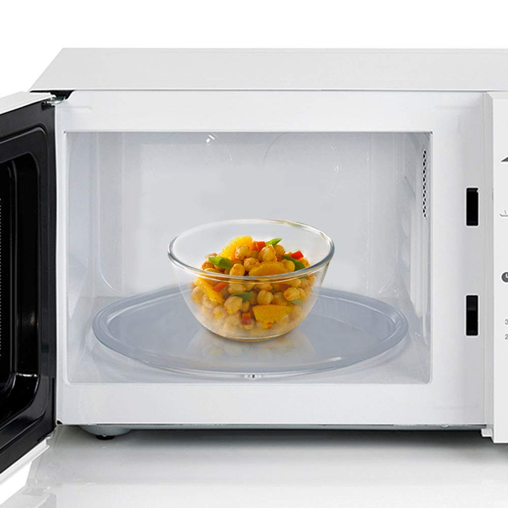 Borosil 500 ML + 1300 ML Mixing & Serving Bowl Set | Transparent | Set of 2 Pcs