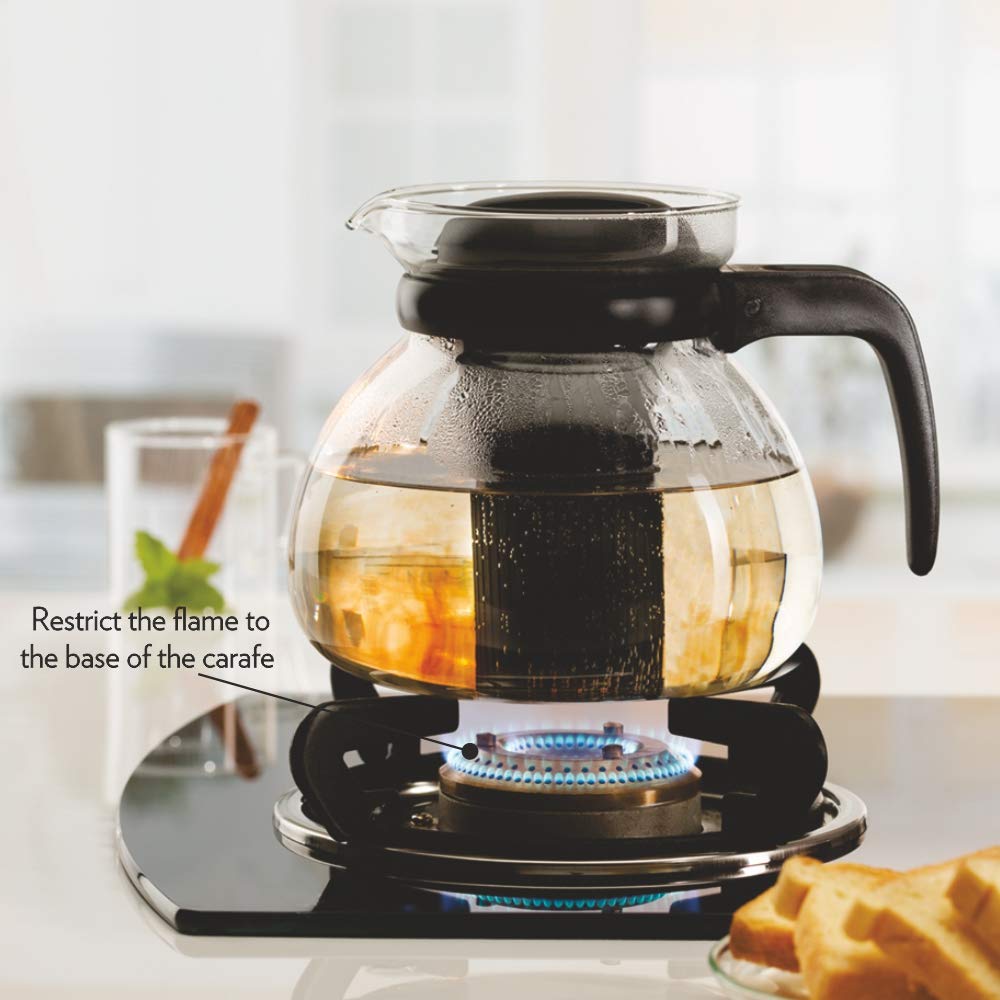 Borosil Flame Proof Glass Carafe with Infuser | Transparent | 1 Pc