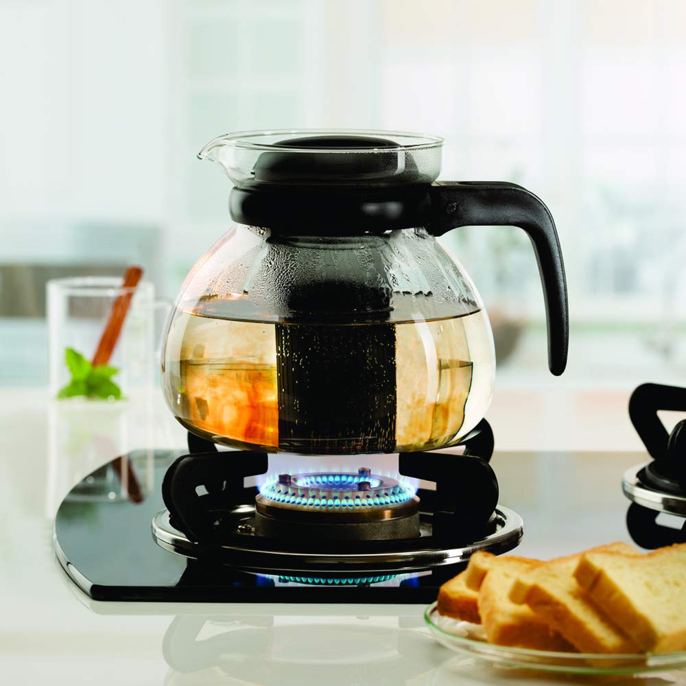 Borosil Flame Proof Glass Carafe with Infuser | Transparent | 1 Pc