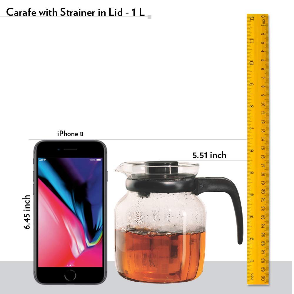 Borosil Flame Proof 1000 ML Carafe | Transparent