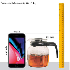 Borosil Flame Proof 1000 ML Carafe | Transparent