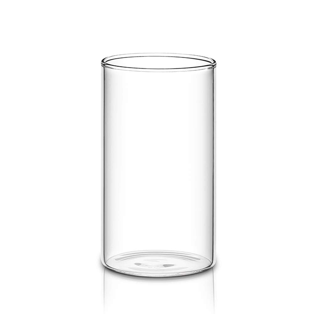 Borosil Vision 350 ML Glass Set | Transparent | Set of 6 Pcs