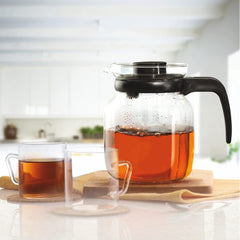 Borosil Classic Tea Set - Medium | Transparent | Set of 5 Pcs
